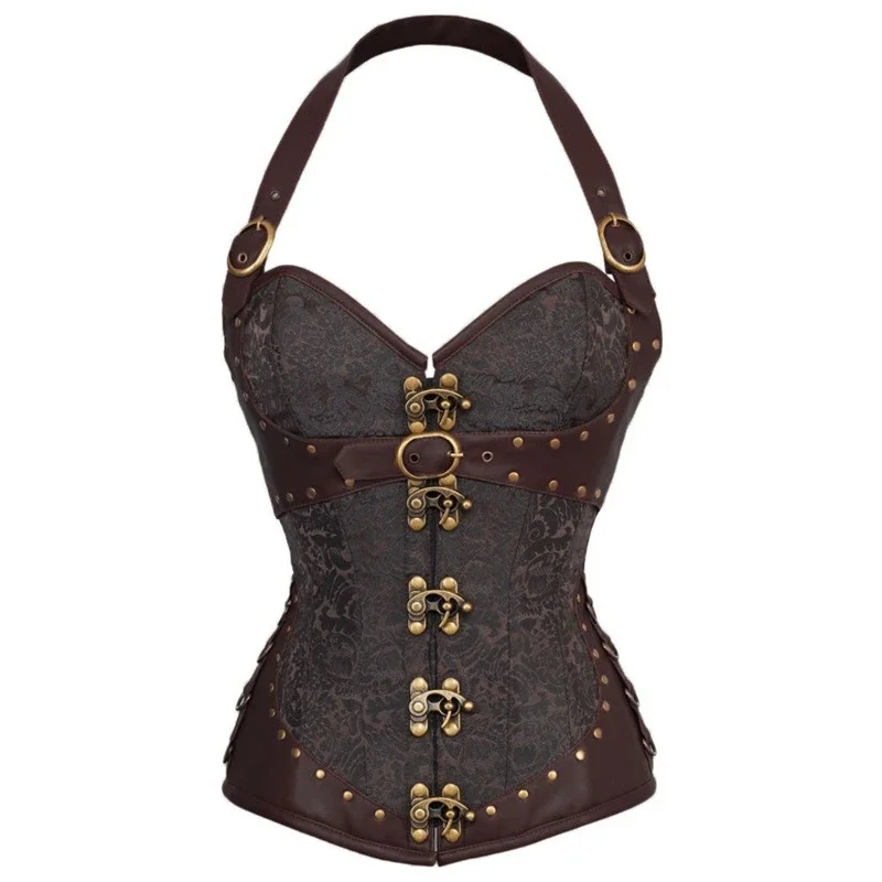 Boning Corset Steel - Gorset Steampunk Top Stalowa Kość Korset