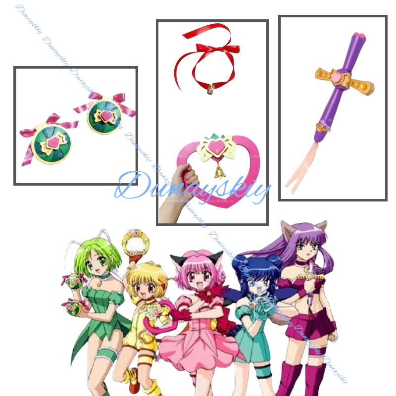 Cosplay Prop Bow - Naszyjnik Lolita Cat Girls Tokyo Mew