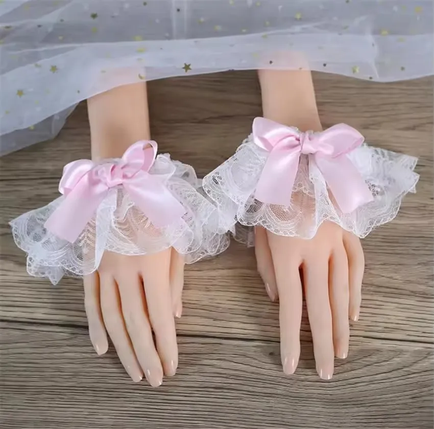 Cosplay Prop Bow - Japońskie Dziewczyny Lolita Wielokolorowe Kokardy Rękawiczki