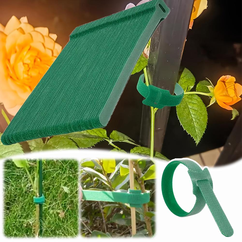 Velcro Hook Loop - 100 szt. Wielorazowe, regulowane, antypoślizgowe nylonowe