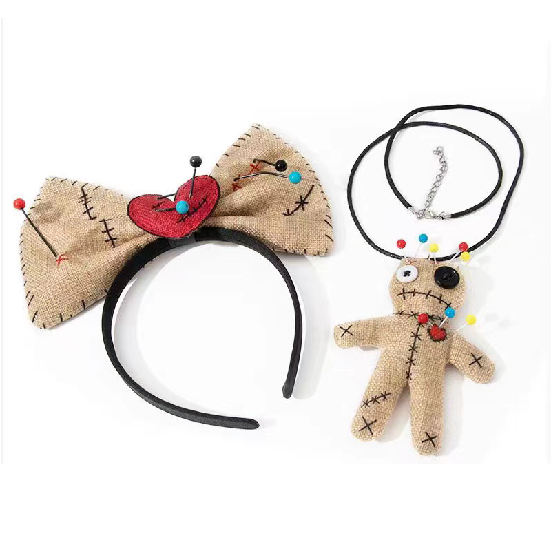 Voodoo Cosplay And Prop - Opaska na głowę i naszyjnik dla