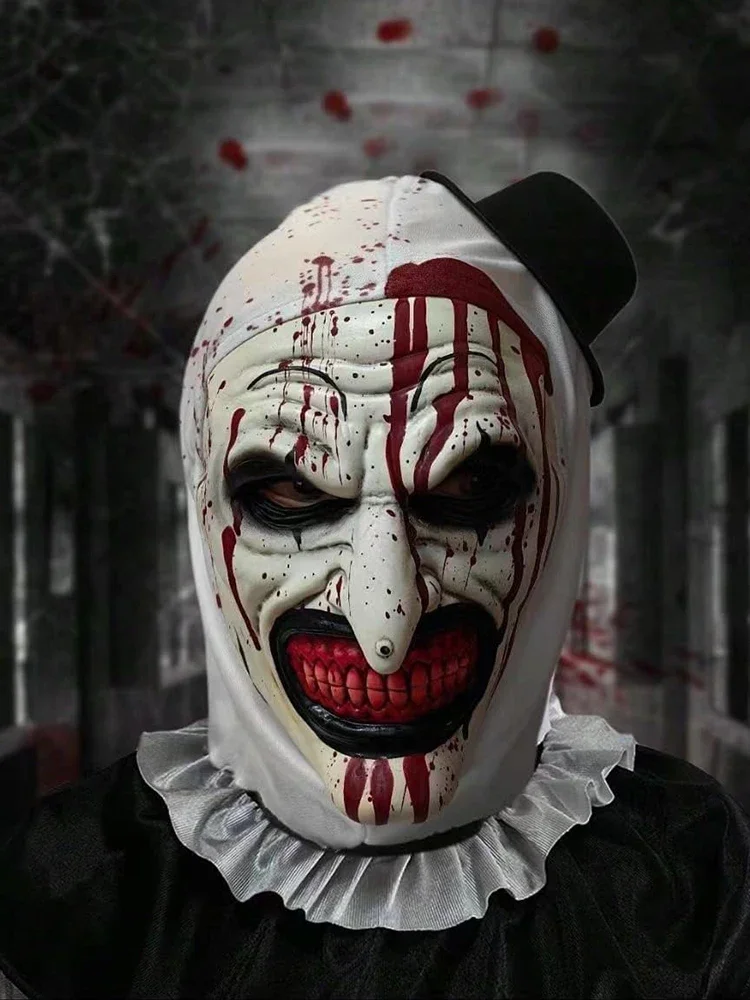 Briar Cosplay Prop - Maska Halloweenowa Straszny Klaun Terrifier Lateksowa