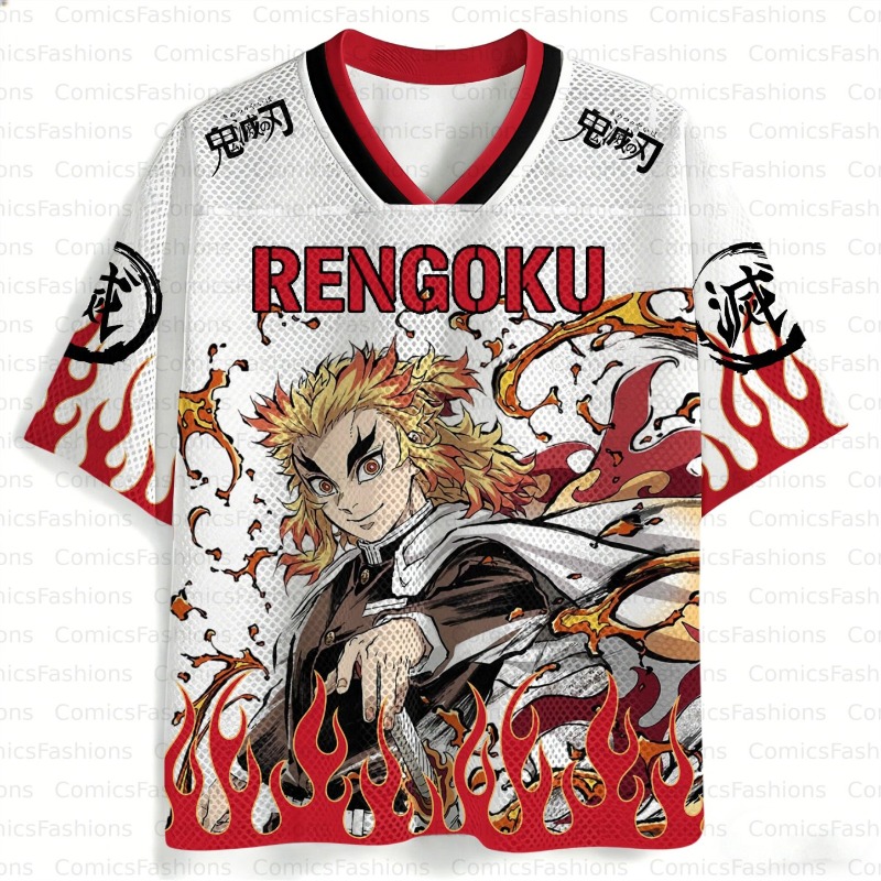 Cosplay Flame Prop - Koszulka Demon Slayer Kyojuro Rengoku Flame