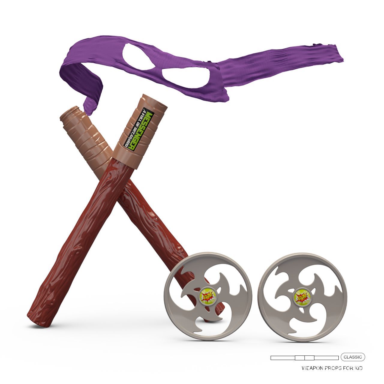 Maska na oczy Wojownicze Żółwi – Cosplay Prop Knife recenzja i cena