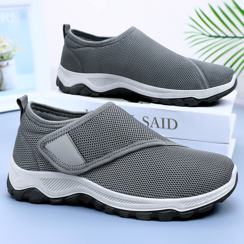 Nowe męskie buty z siateczki n – Velcro Hook Loop recenzja i cena