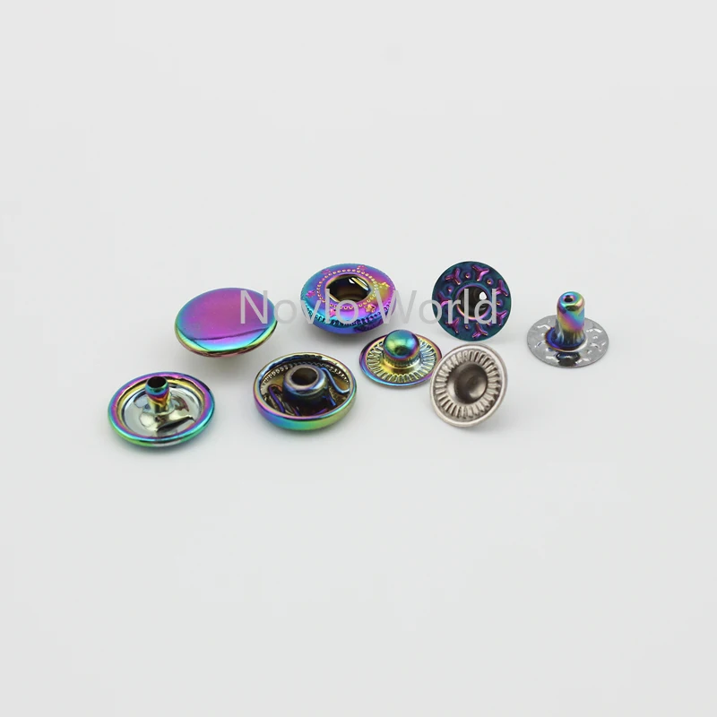 20-100 zestawów tęczowych 12 m – Snap Fastener Set recenzja i cena