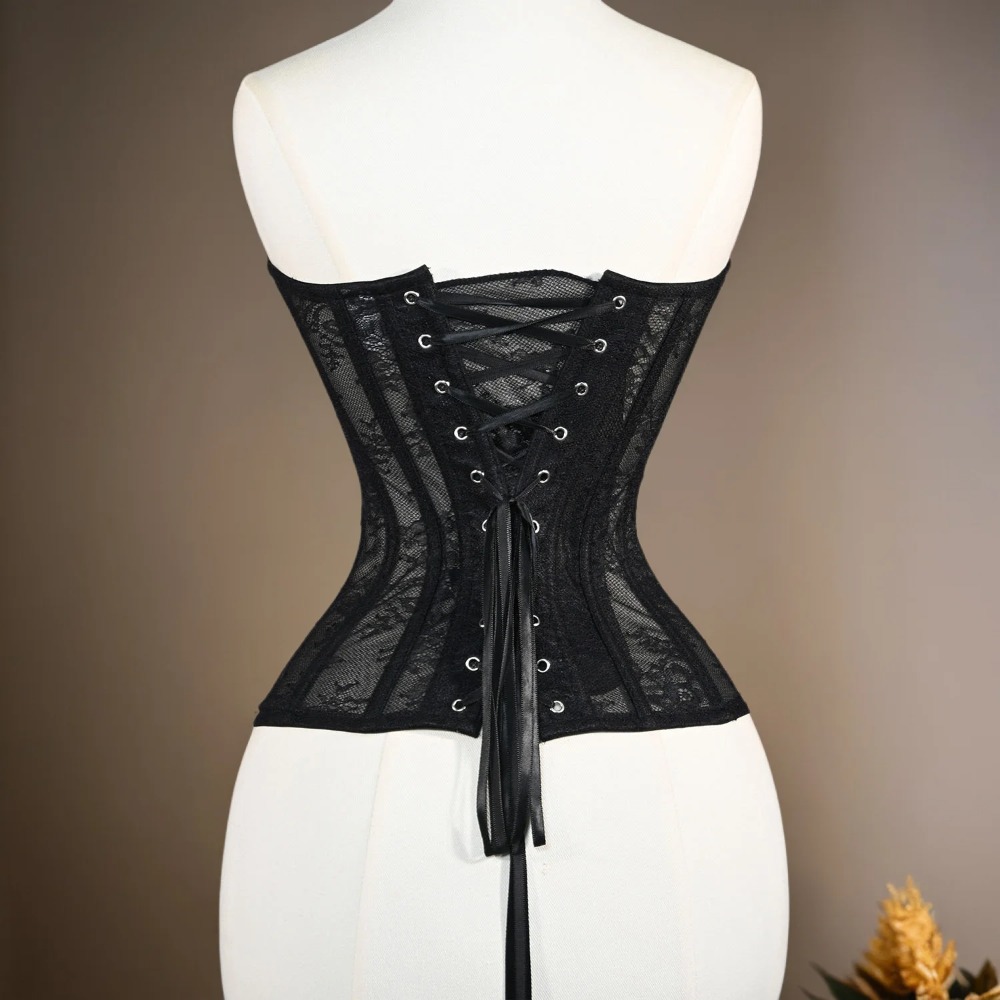 Damski Gorset Siateczkowy Pod  – Boning Corset Steel recenzja i cena