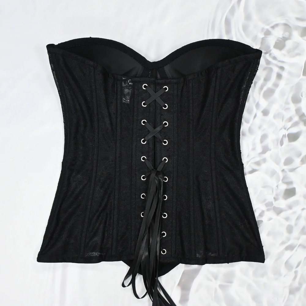 Damski Gorset Siateczkowy Pod  – Boning Corset Steel recenzja i cena