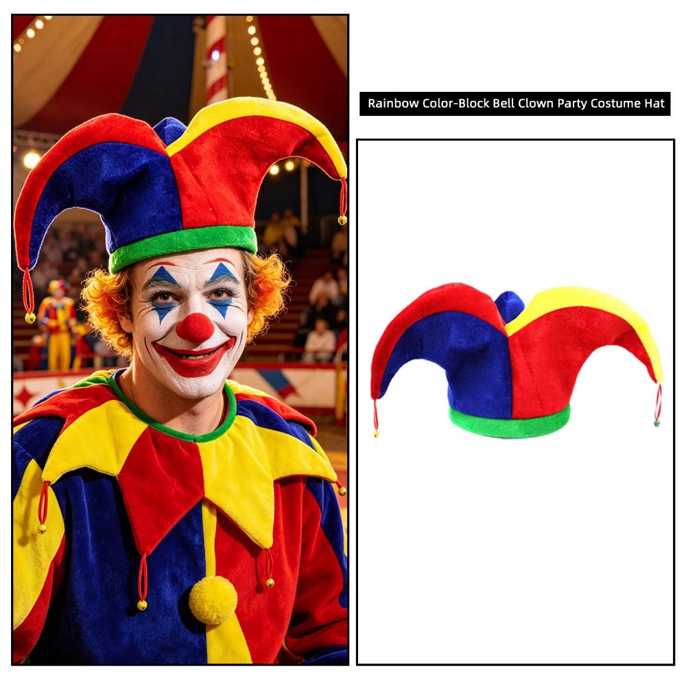 Wielokolorowy kapelusz klauna  – Free Cosplay Prop Patterns recenzja i cena