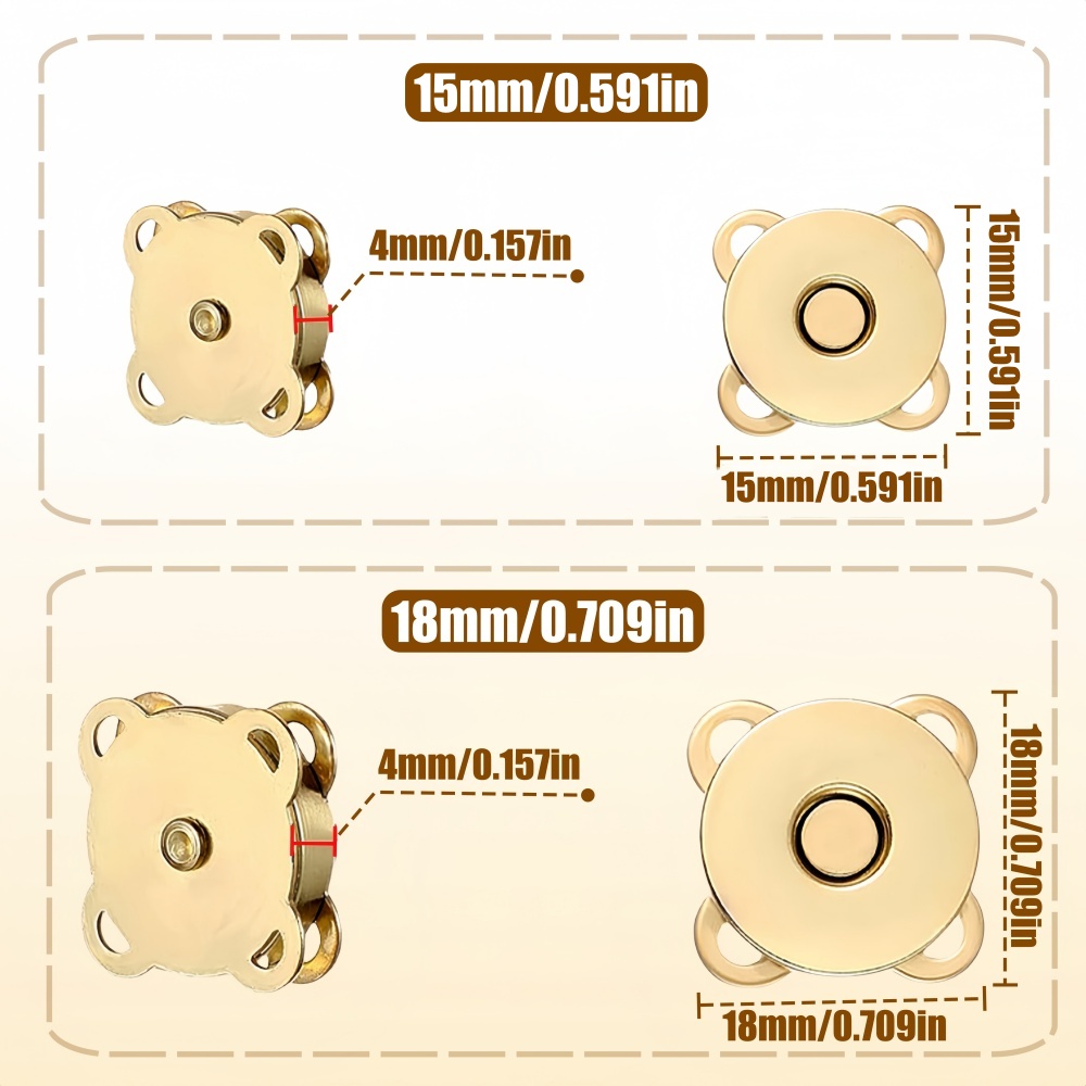 10 Zestawów Metalowych Magnety – Snap Fastener Set recenzja i cena