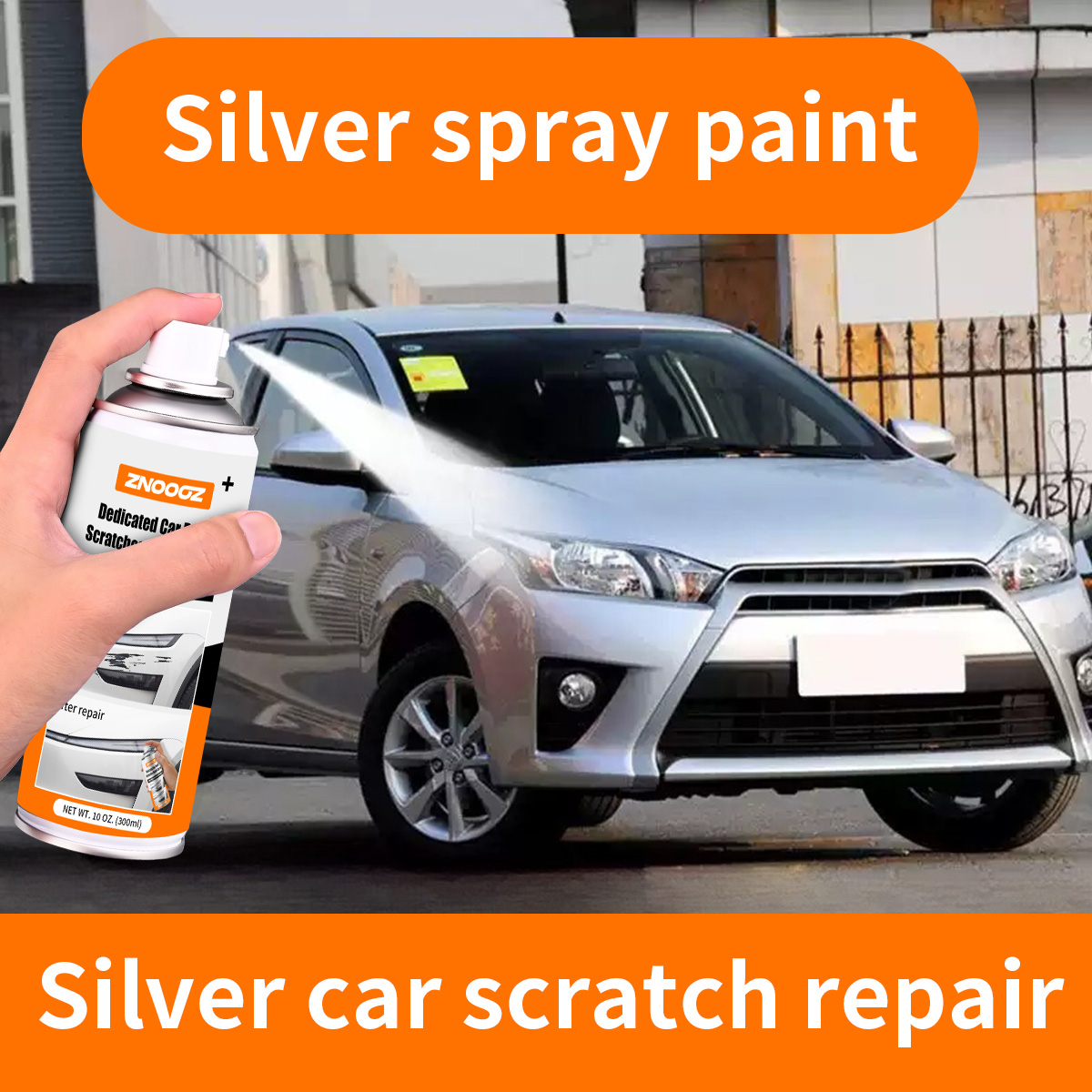 Srebrny spray do naprawy rys n – Metallic Spray Paint recenzja i cena