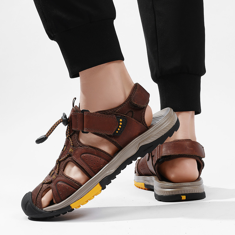 Duże Rozmiary Nowe Letnie Męsk – Velcro Hook Loop recenzja i cena