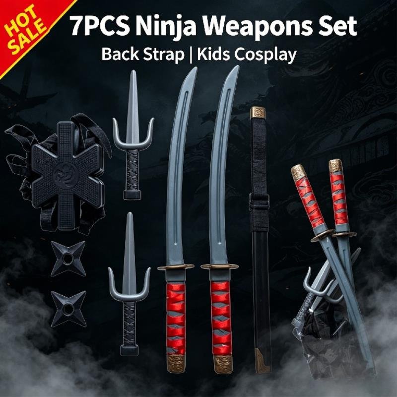 Halloween 1:1 Zestaw Ninja Dla – Cosplay Prop Knife recenzja i cena