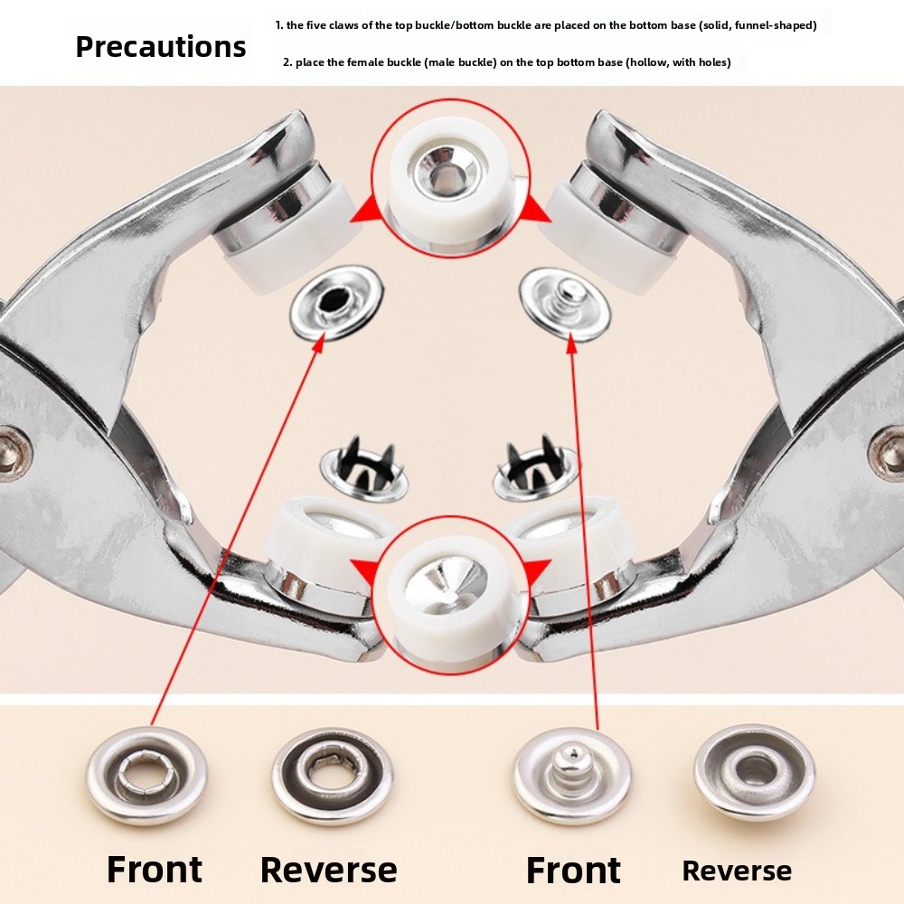 Zestaw szczypiec do zatrzasków – Snap Fastener Set recenzja i cena