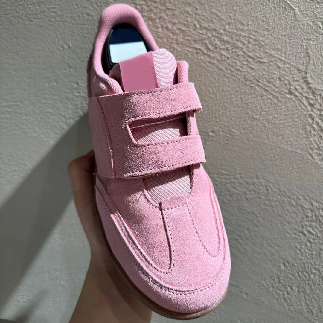 Damskie sneakersy retro z pask – Velcro Hook Loop recenzja i cena