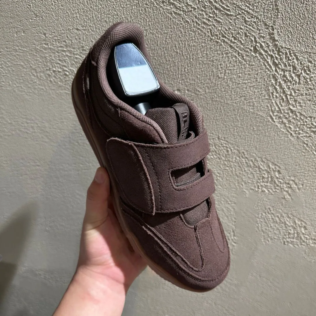 Damskie sneakersy retro z pask – Velcro Hook Loop recenzja i cena