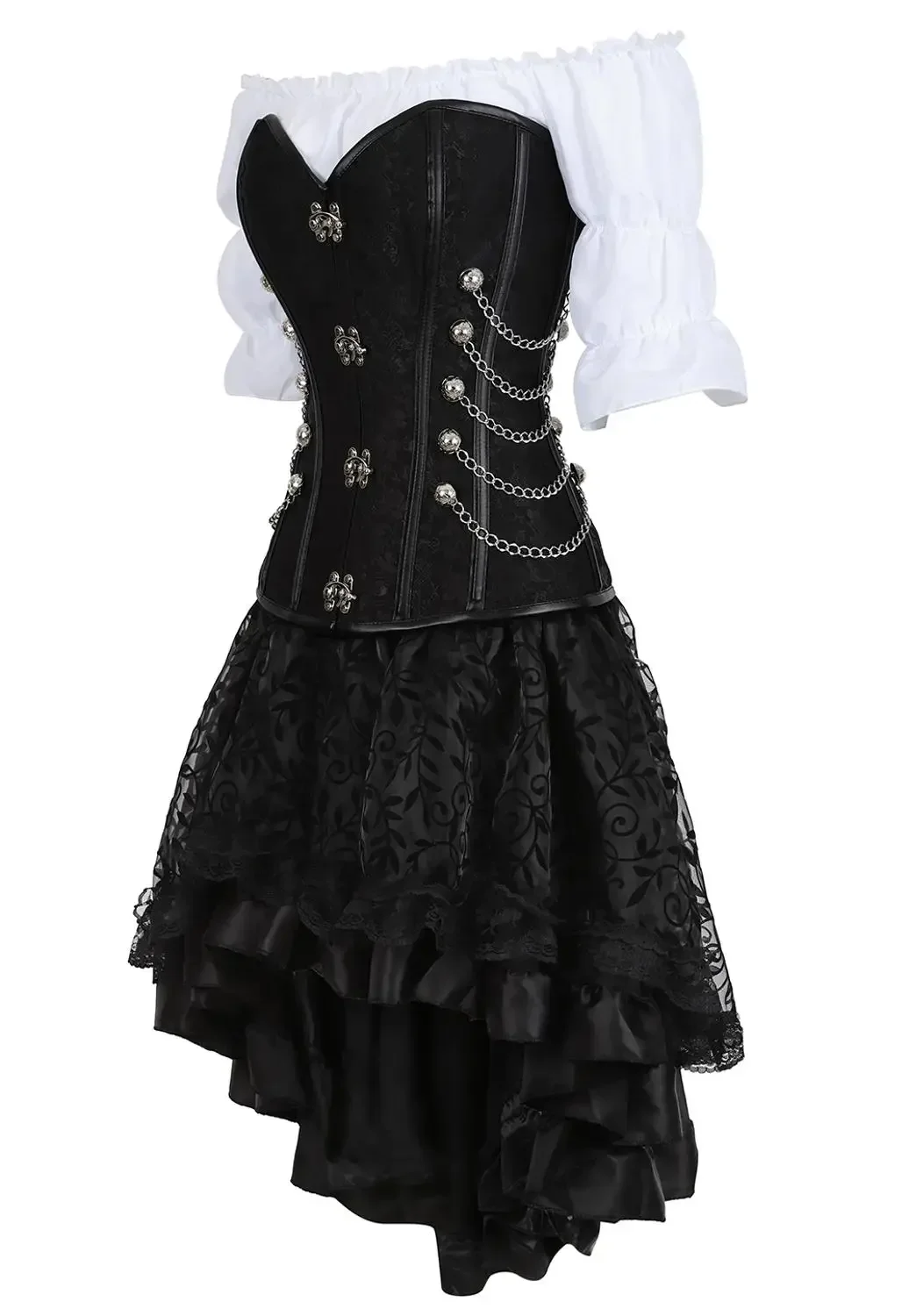 Damski gorset piracki skórzany – Boning Corset Steel recenzja i cena