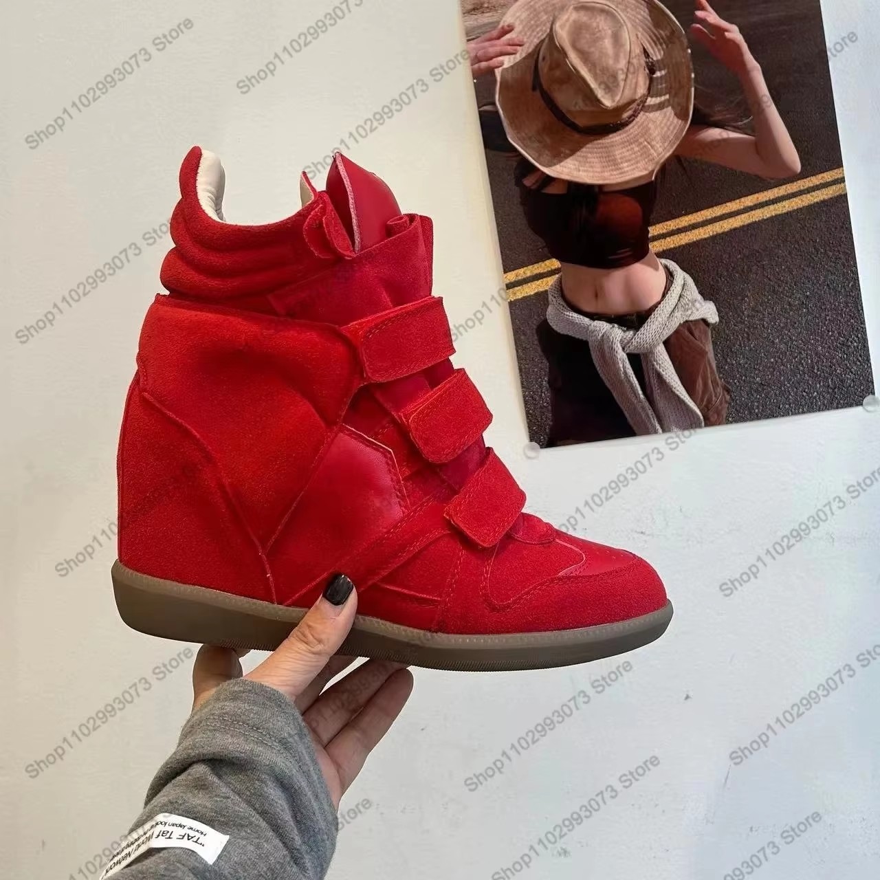 Damskie sneakersy na ukrytym k – Velcro Hook Loop recenzja i cena