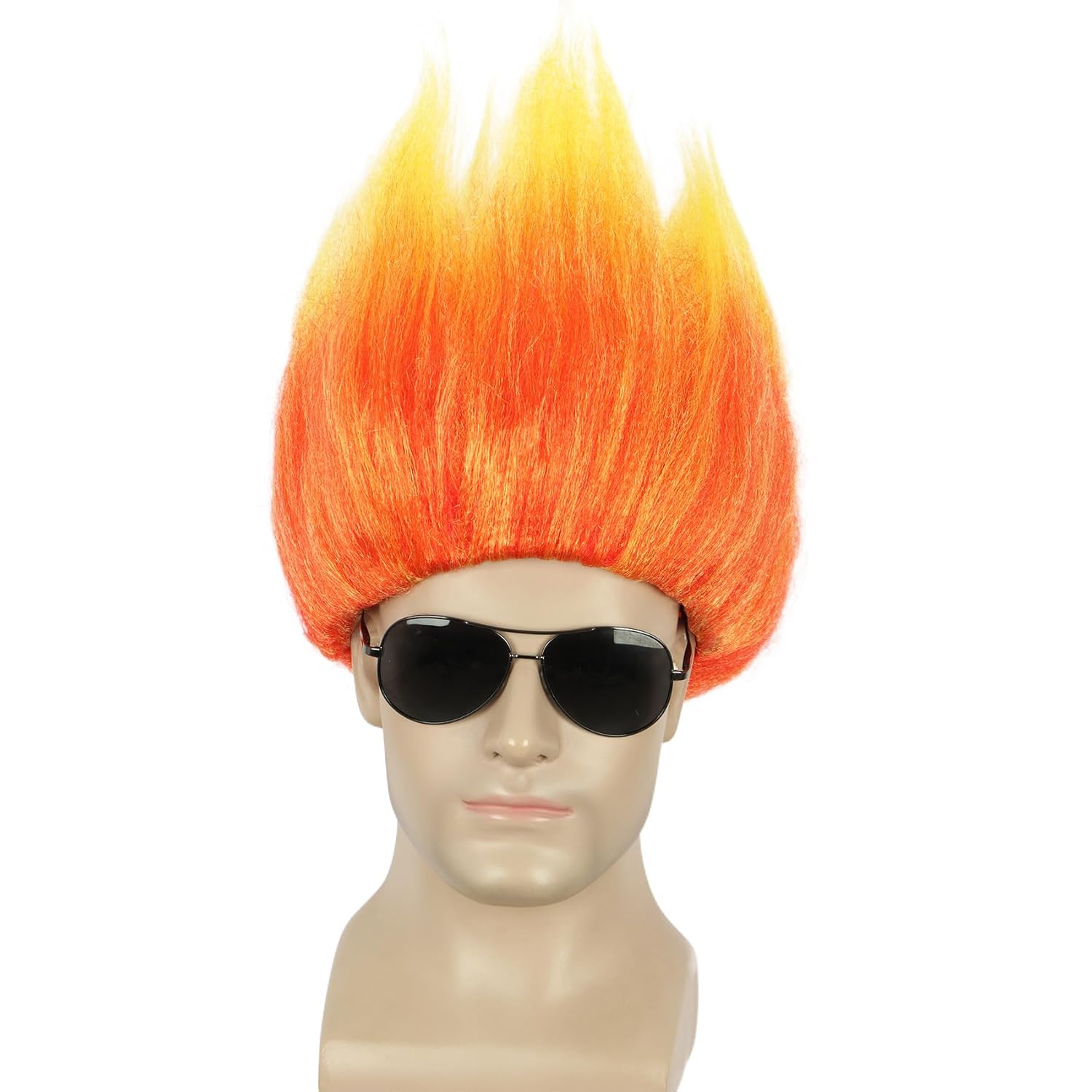Krótka pomarańczowa peruka kol – Cosplay Flame Prop recenzja i cena